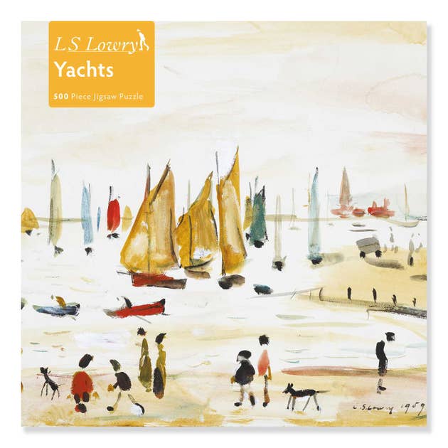 L.S. Lowry: Yachts 500 Piece Jigsaw Puzzle - Texas Bookman