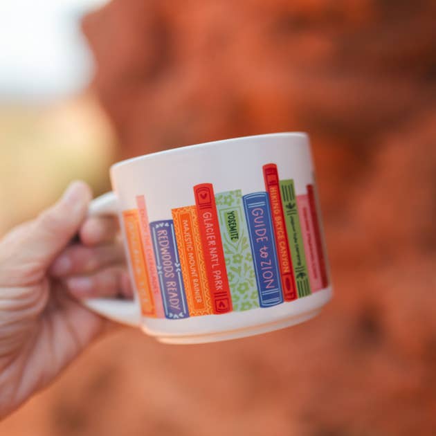 National Parks Books Large Ceramic Mug