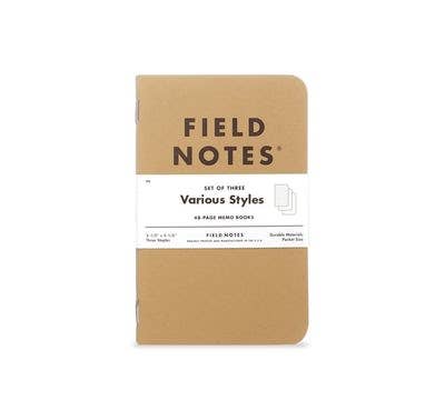 Original Kraft 3-Packs - Field Notes