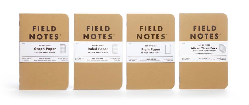 Original Kraft 3-Packs - Field Notes