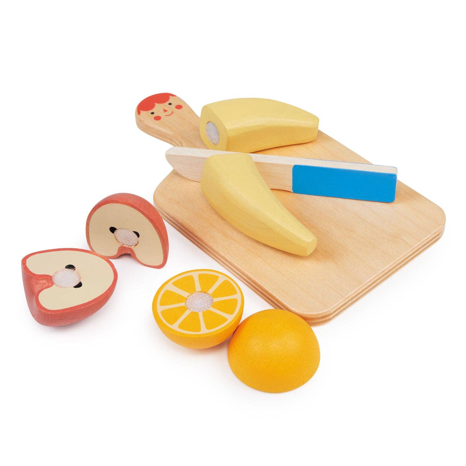 Smiley Fruit Chopping Board - Mentari Toys