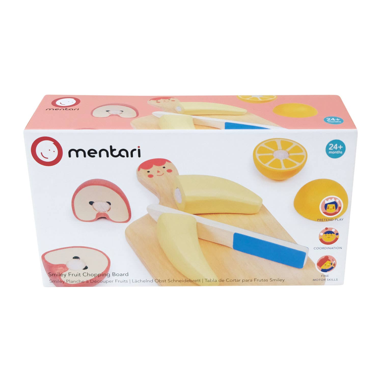 Smiley Fruit Chopping Board - Mentari Toys
