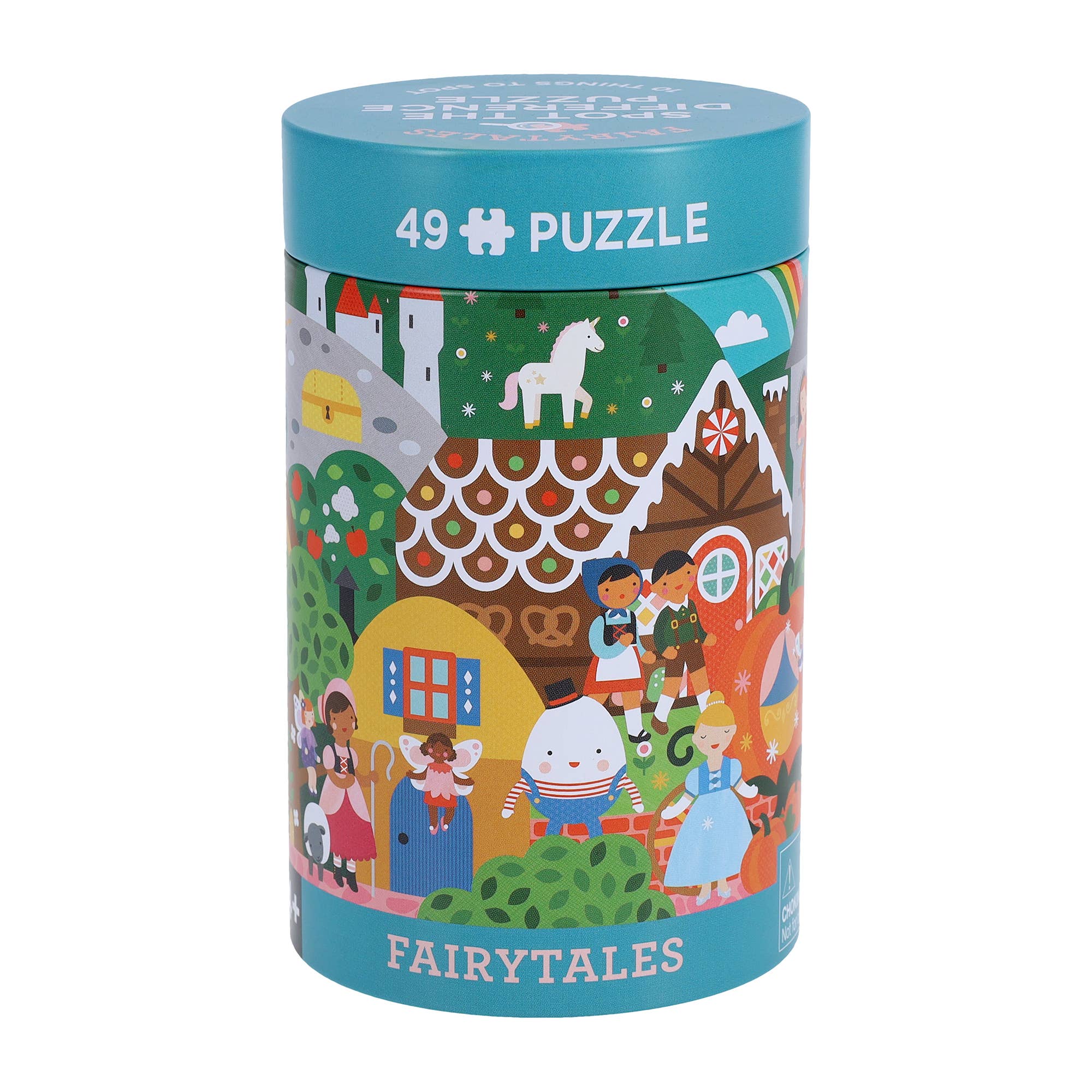 Spot the Difference Puzzle: Fairytales CDU of 6 - Chronicle Books