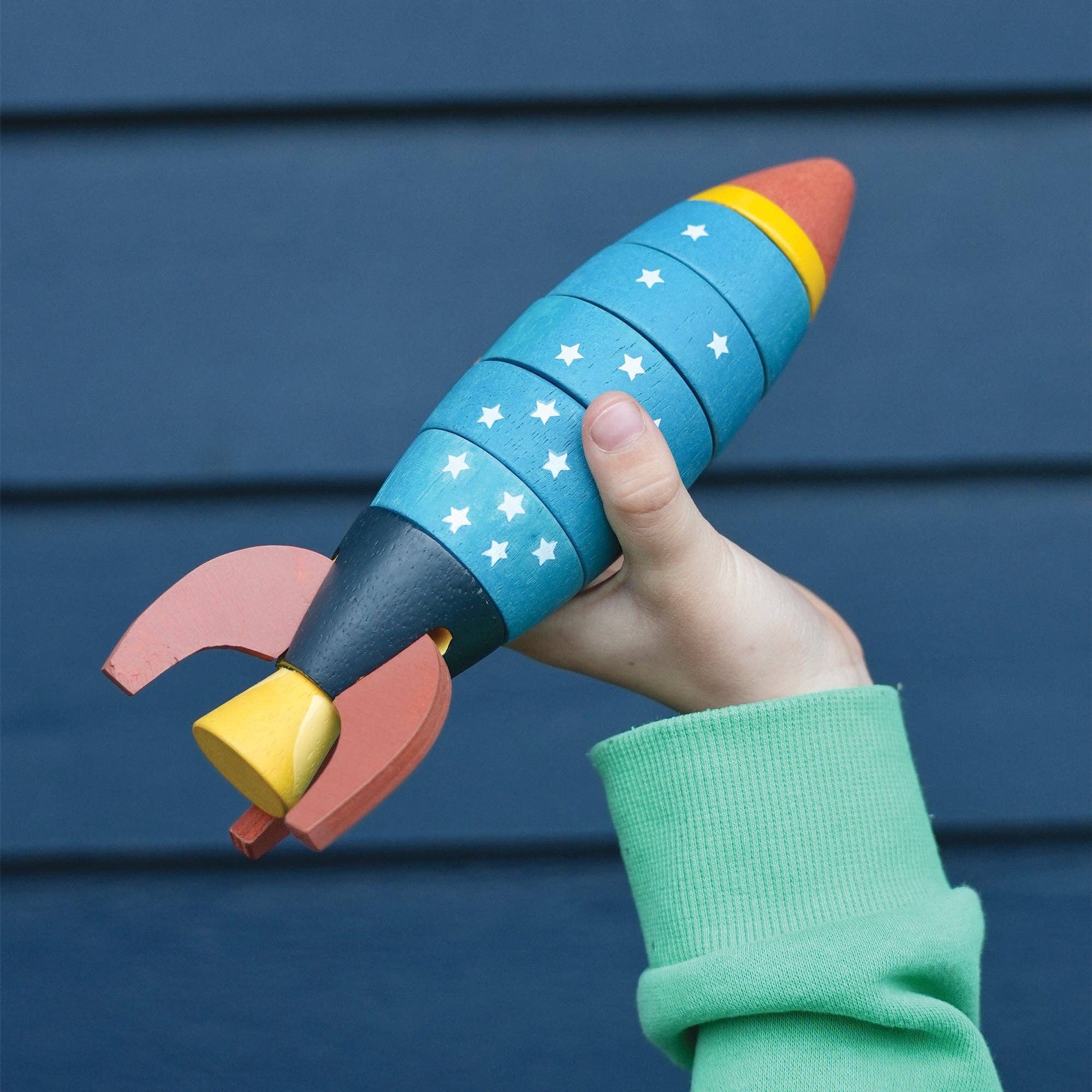 Stacking and Counting Rocket - Mentari Toys