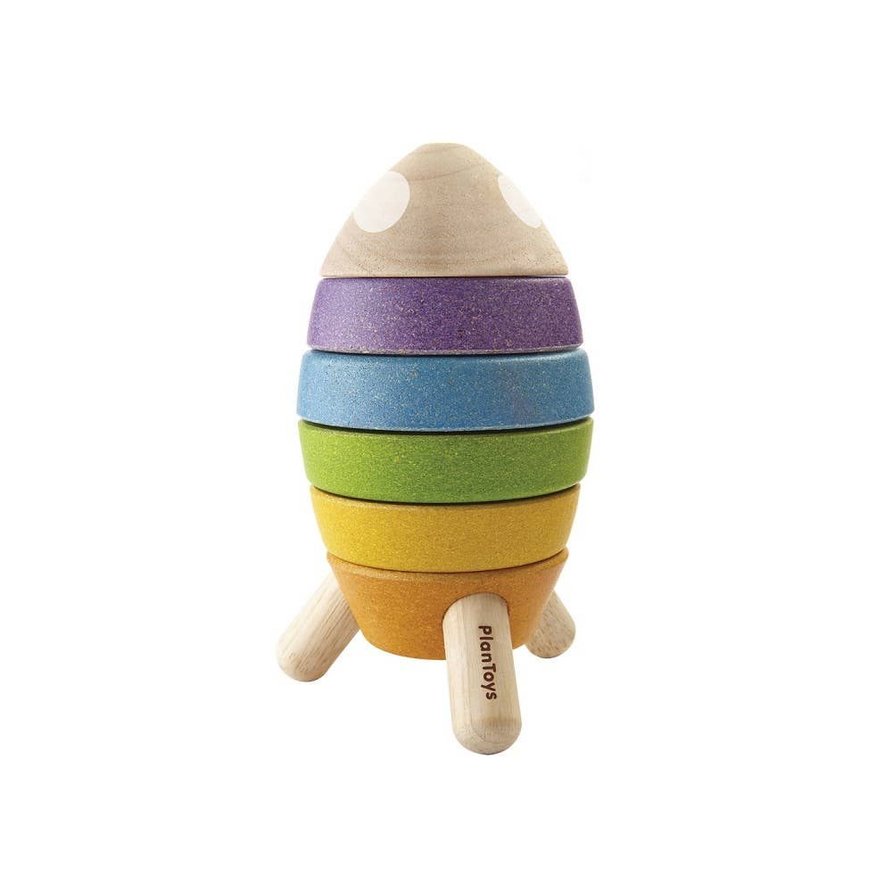 Stacking and Counting Rocket - Mentari Toys