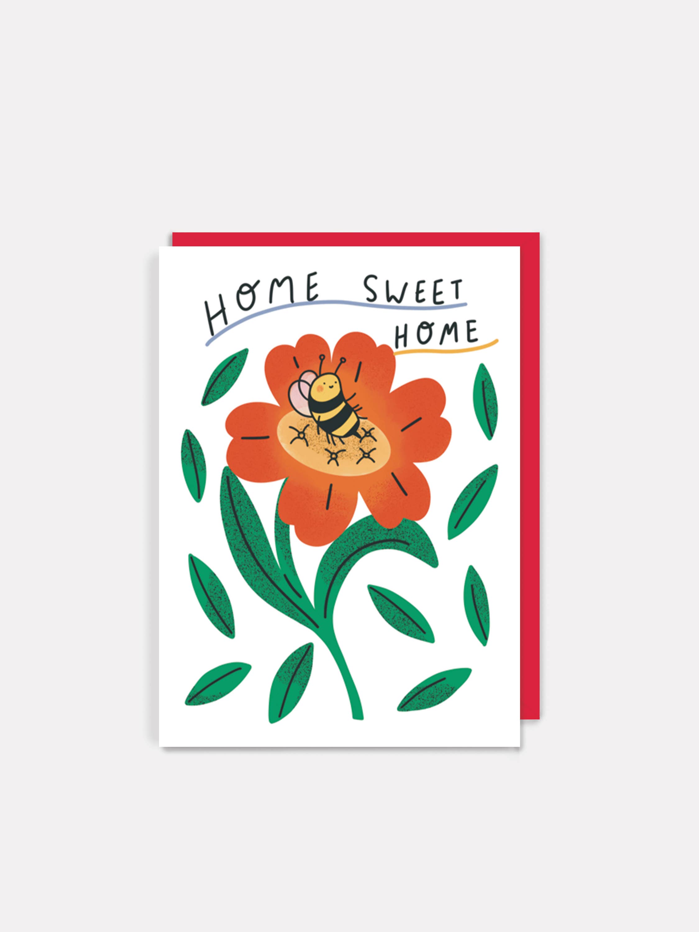 Sweet Home greeting card - Red Cap Cards