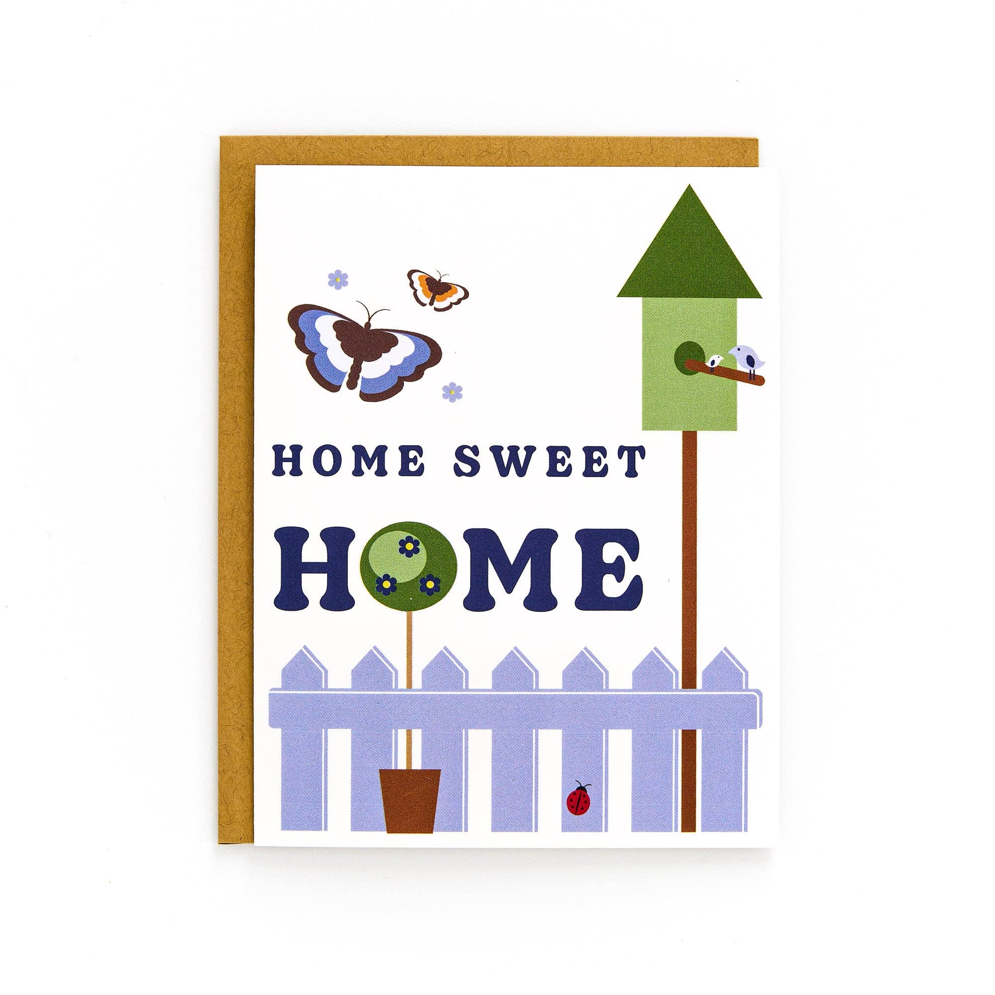 Sweet Home greeting card - Red Cap Cards