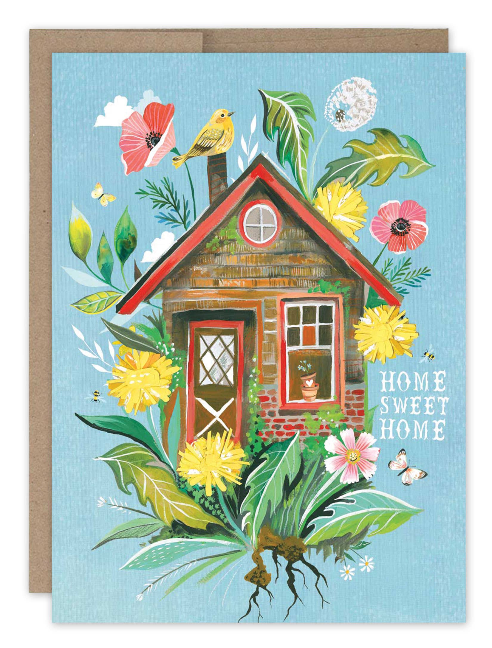 Sweet Home greeting card - Red Cap Cards
