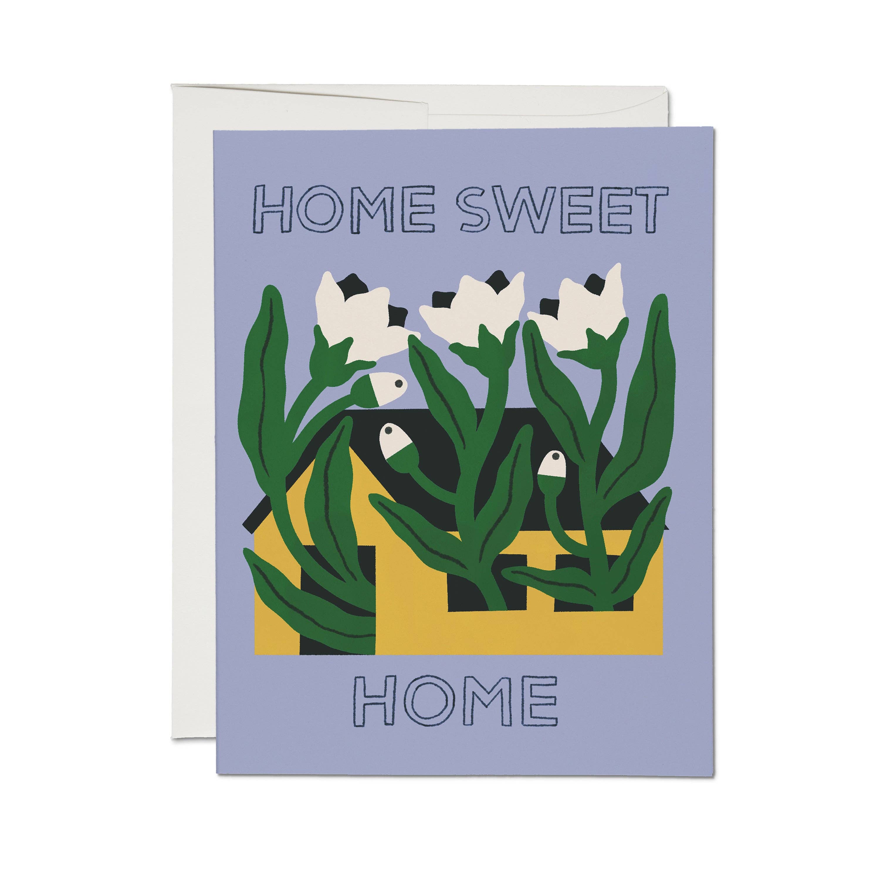 Sweet Home greeting card - Red Cap Cards