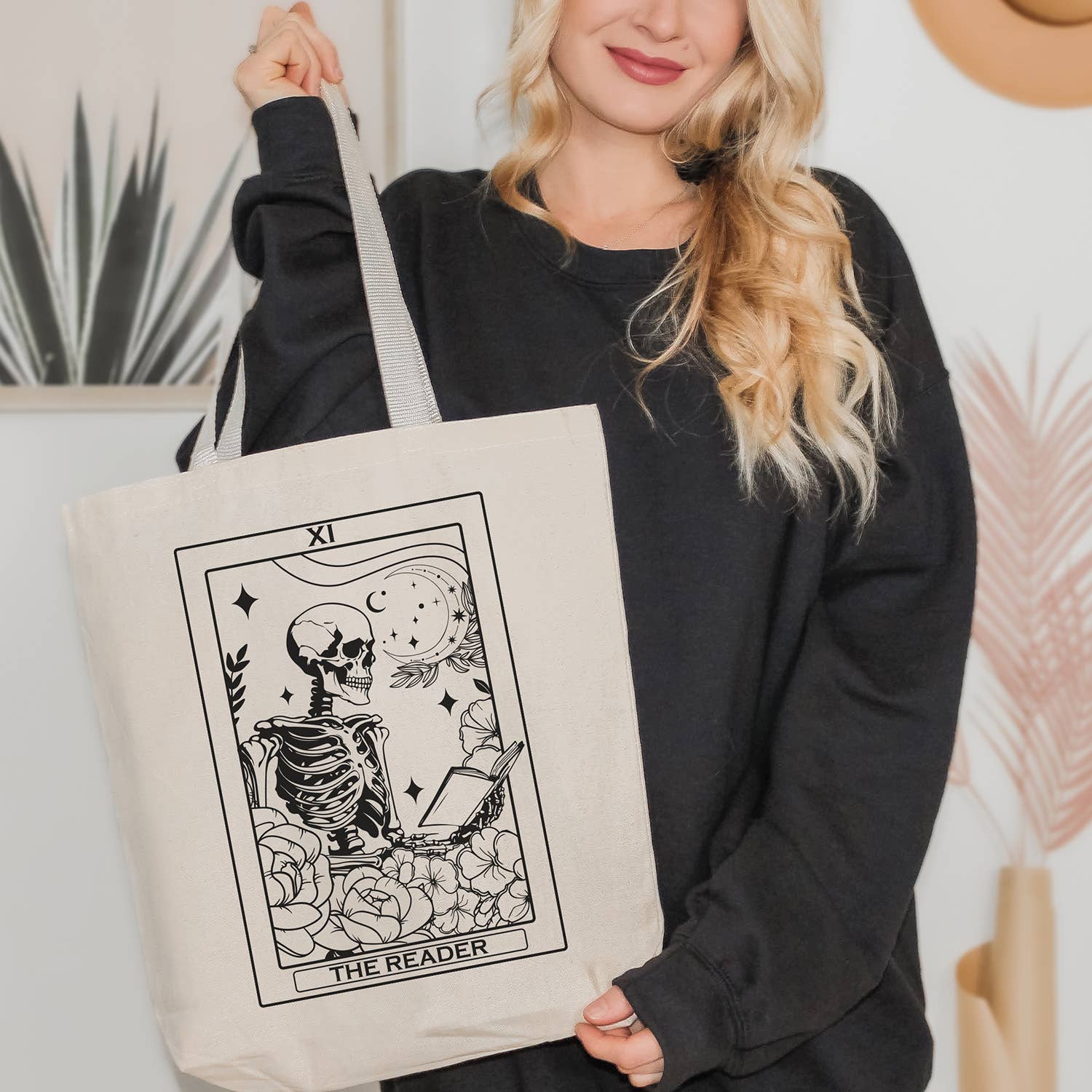 The Reader Tarot Tote Bag - Lucky Luna Apparel