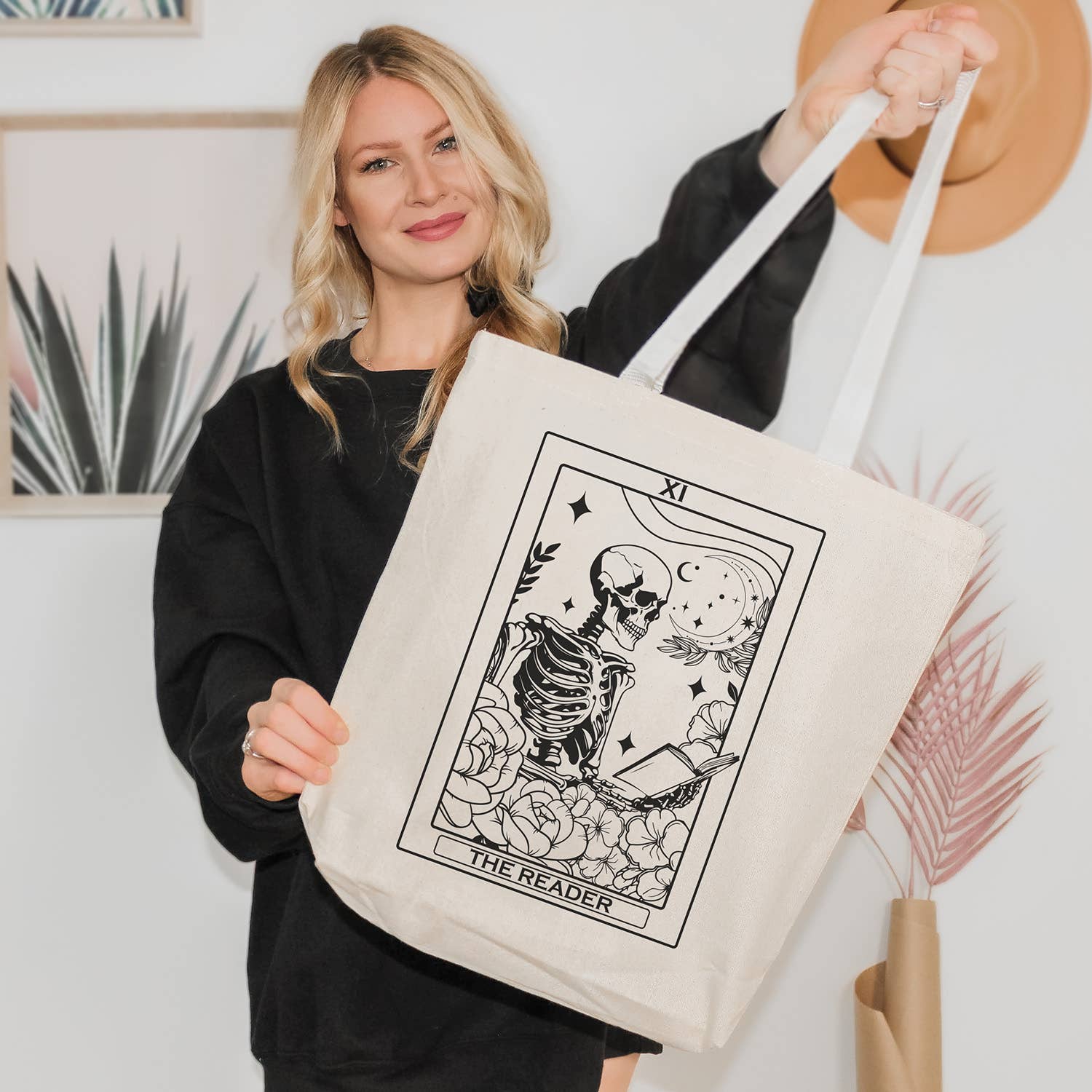 The Reader Tarot Tote Bag - Lucky Luna Apparel