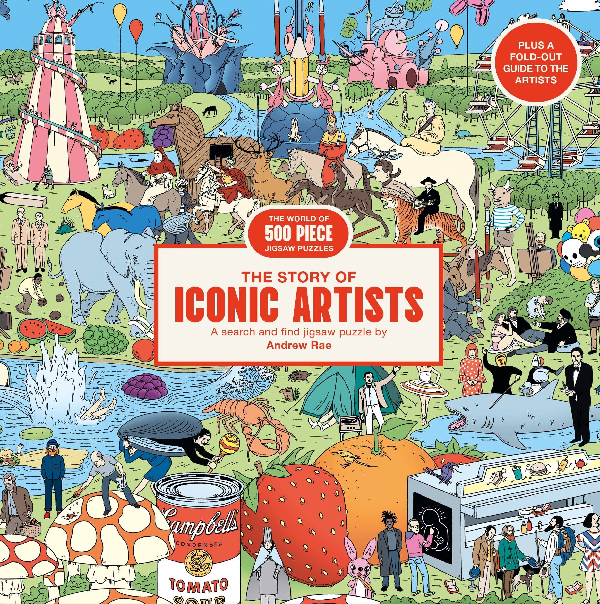 The Story of Iconic Artists: 500 Piece Puzzle - Chronicle Books