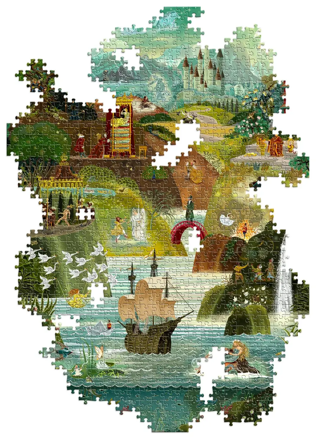 The World of Hans Christian Andersen: A 1000-piece Puzzle - Chronicle Books