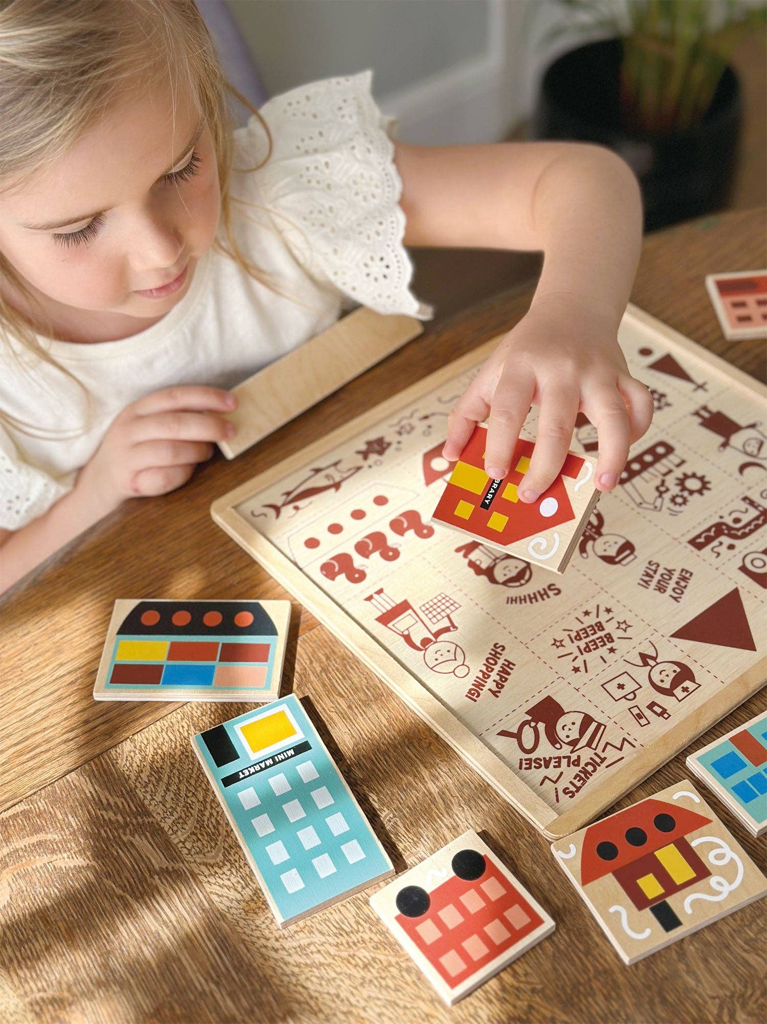 Town Puzzle - Mentari Toys