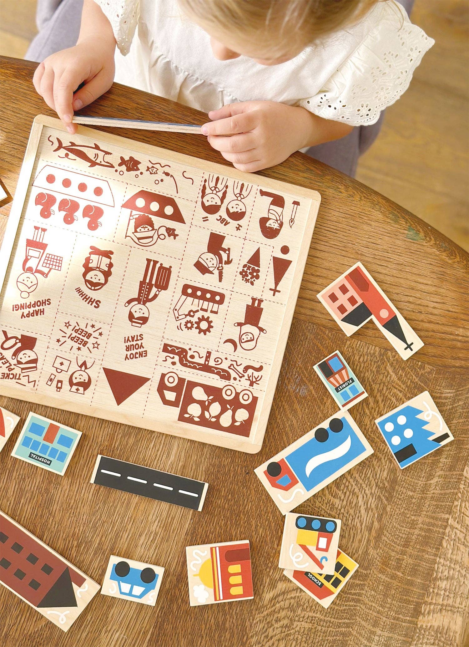 Town Puzzle - Mentari Toys