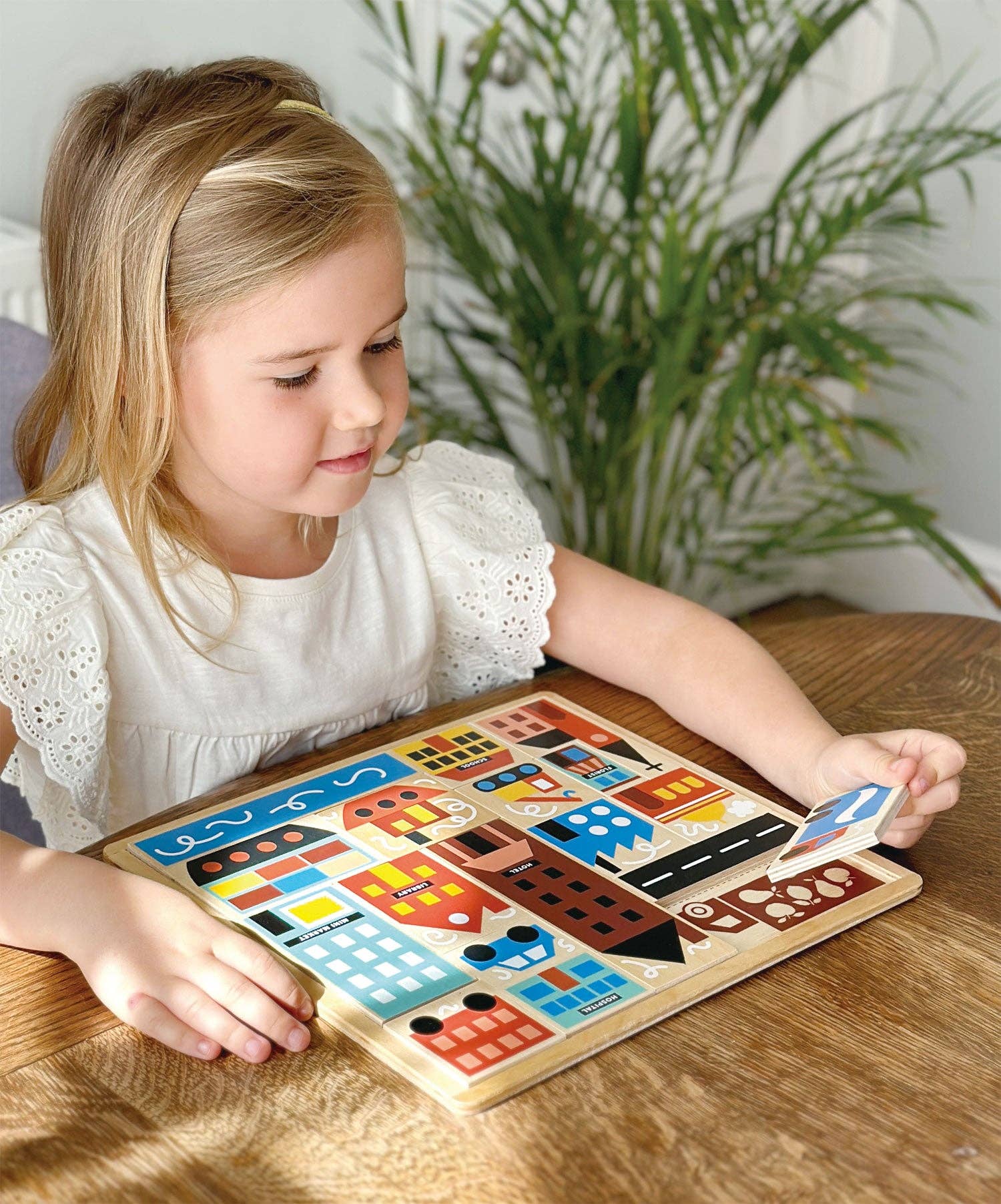 Town Puzzle - Mentari Toys