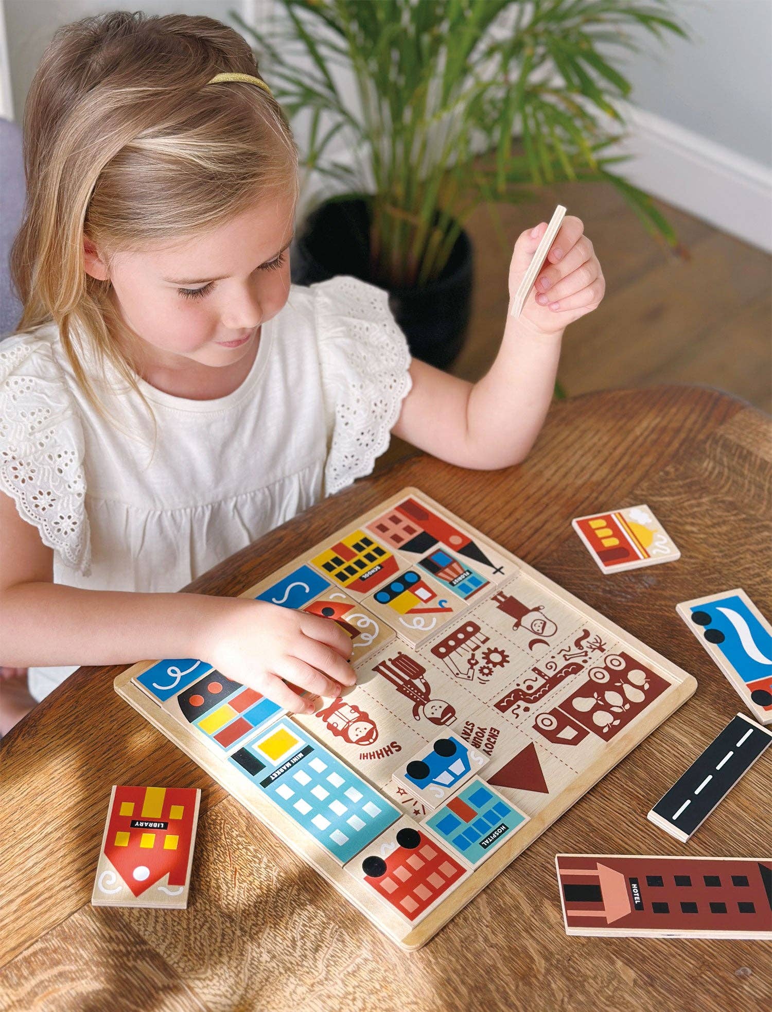 Town Puzzle - Mentari Toys