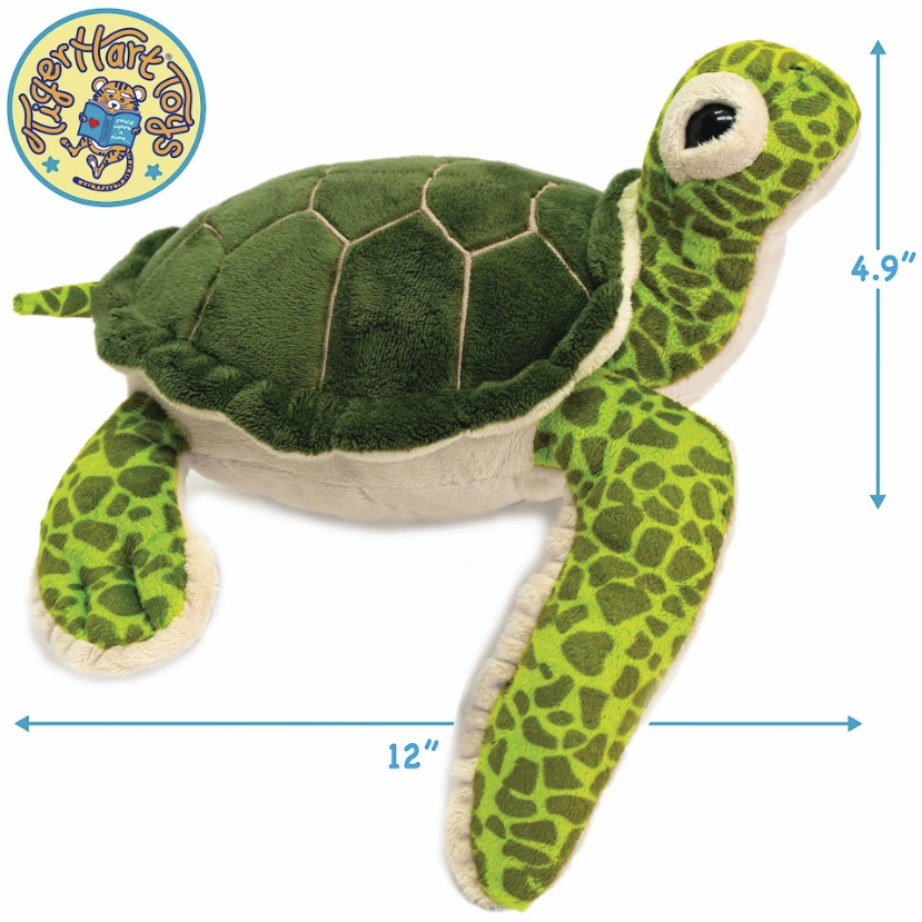 Turquoise The Green Sea Turtle - 15 Inch Stuffed Animal Plush - The Toy Network