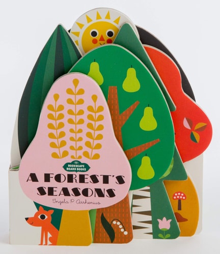 Bookscape Board Books: A Forest's Seasons: (Colorful Children's Shaped Board Book, Forest Landscape Toddler Book)
