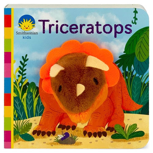Smithsonian Kids Triceratops Puppet Book